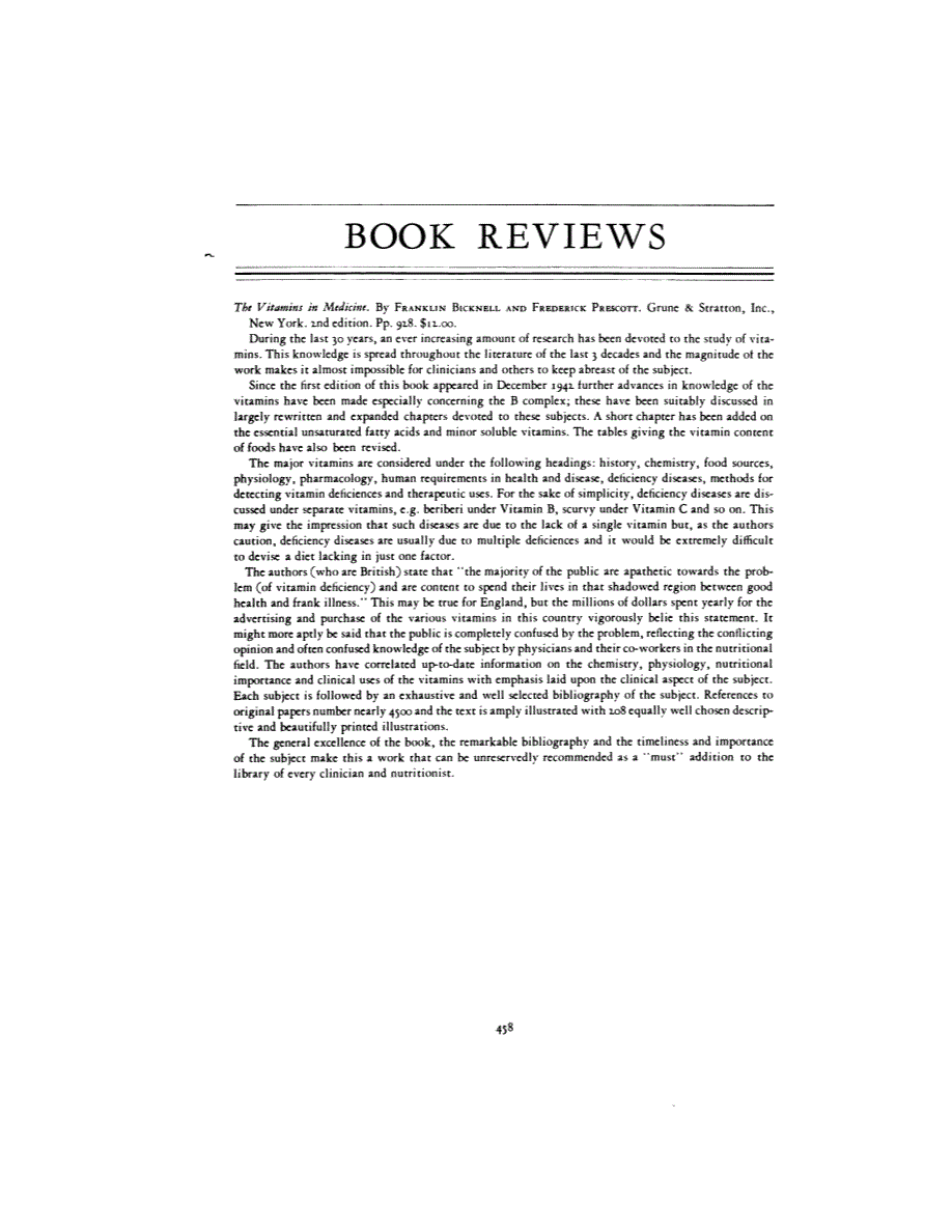 First page of BOOK REVIEWS