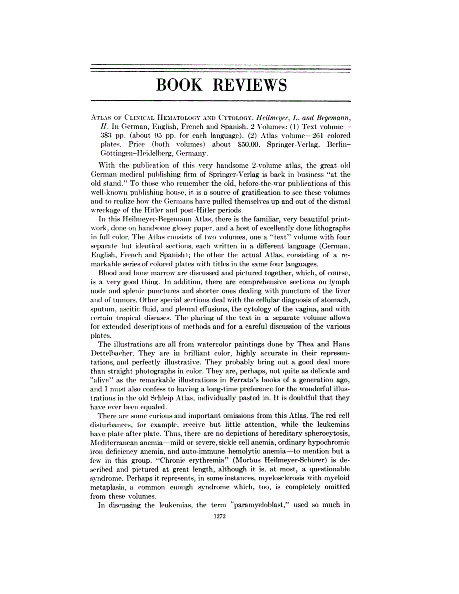 First page of BOOK REVIEWS