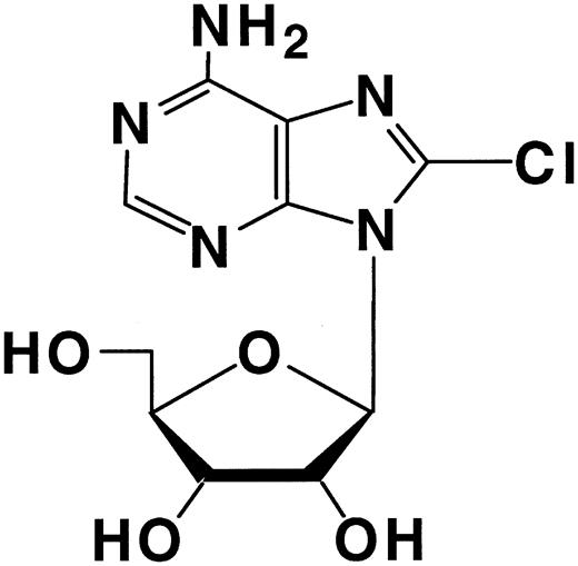 Figure 1. Structure of 8-Cl-adenosine.