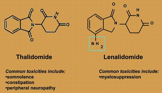 Lenalidomide and thalidomide: structurally simple, functionally different.