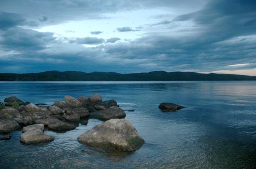 Lake Champlain, Westport, New York. Photograph by Alexa Cerf.