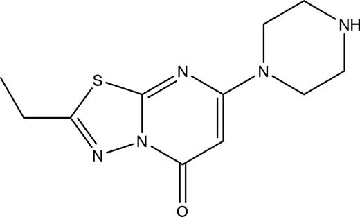 Figure 1. Structure of compound 1.