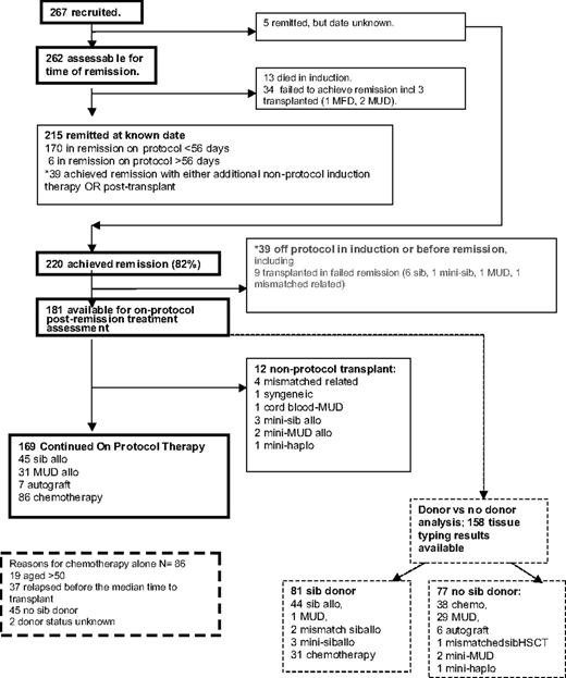Figure 1. Flow chart showing all patients and treatments received.