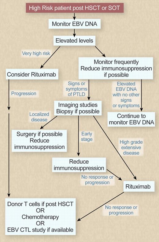 Figure 2. Monitoring and treatment algorithm. Professional illustration by Debra T. Dartez.
