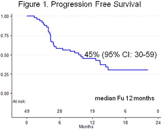 Figure 1. Progression Free Survival