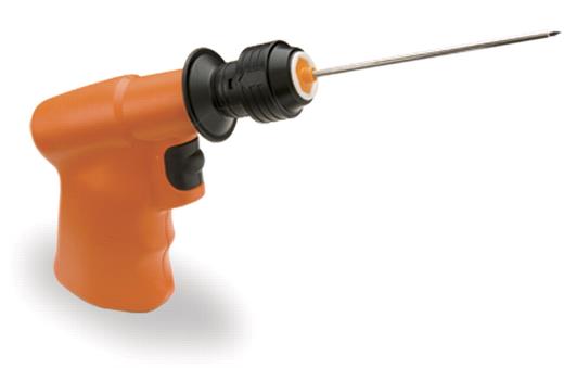 Figure:. The OnControl Bone Marrow Biopsy System Power Driver and Needle Set