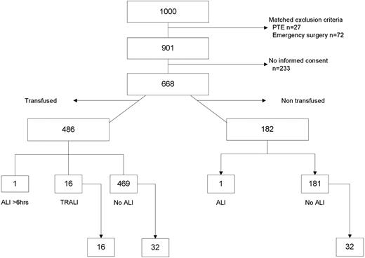Figure 1. Inclusion flow diagram. PTE indicates pulmonary thromboendarterectomy.