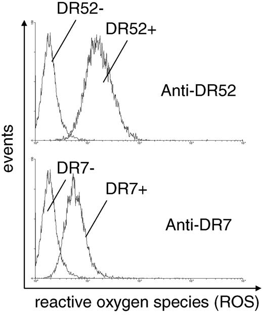Figure 2. Supernatant from matched, but not from unmatched, monocytes primes neutrophils for fMLP-induced oxidative burst. Human neutrophil suspensions were incubated with different supernatants from monocyte cultures preincubated with human HLA class II antibodies (matched or unmatched). After addition of fMLP, the oxidative burst activity of neutrophils was measured by flow cytometry. Pictures are representative for n = 7 separate experiments.