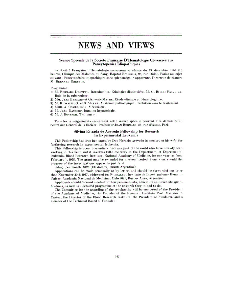 First page of NEWS AND VIEWS
