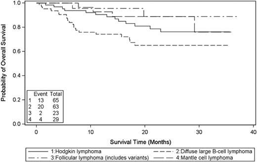 Figure 2. Kaplan-Meier Estimates of Overall Survival