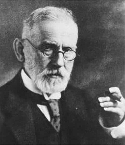 Paul Ehrlich. Courtesy of the National Library of Medicine.
