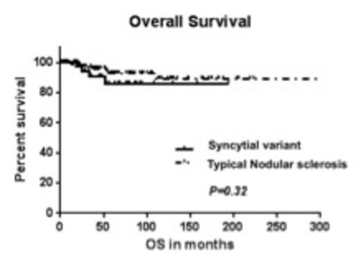 Figure 2. OS in patients with SV vs. t-NS