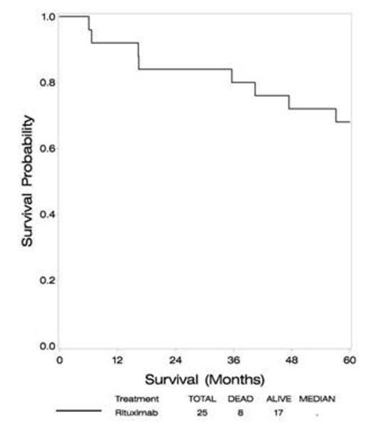 Figure 2. Kaplan-Meier OS