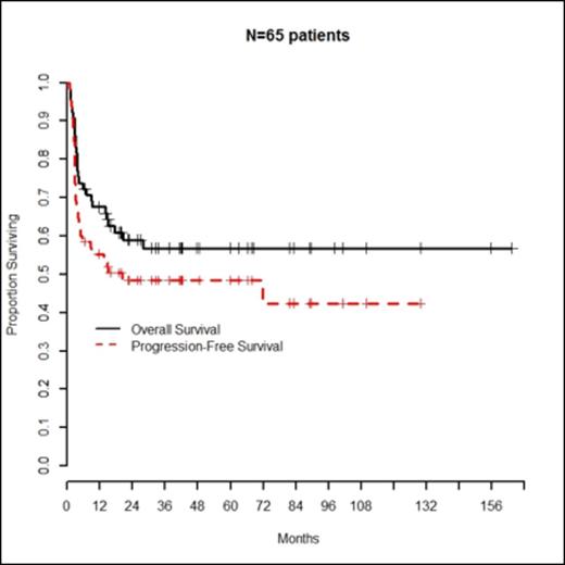 Figure 1. OS and PFS