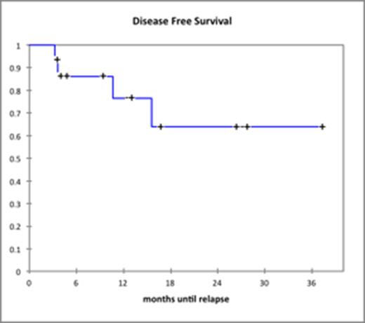 Figure 2. Disease Free Survival