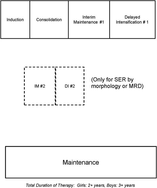 Figure 1. Schematic of study design for treatment on AALL0232. See text for details.