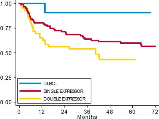 Figure 1. PFS in patients with complete IHC data