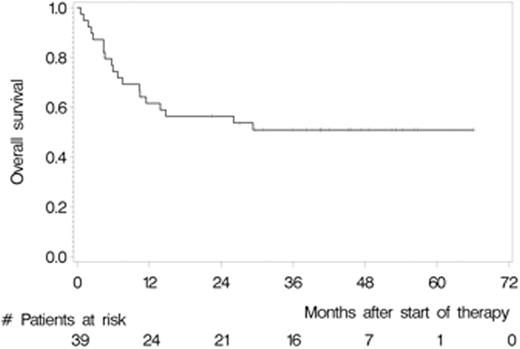 Figure 2. Overall survival