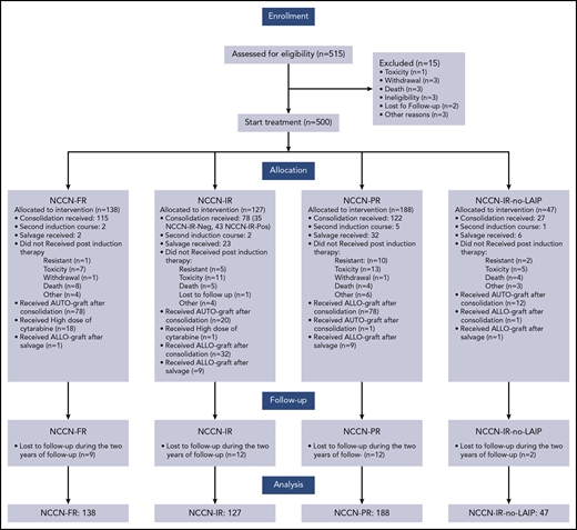 Consort diagram of patients’ disposition.