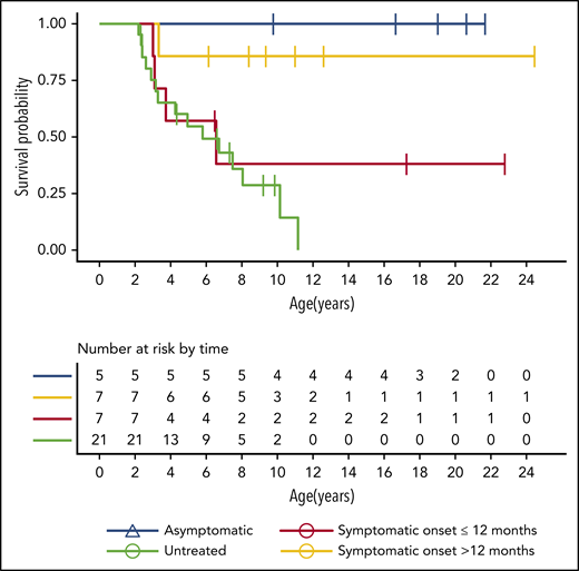 Kaplan-Meier curves for overall survival.