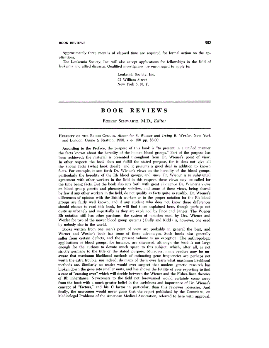 First page of BOOK REVIEWS