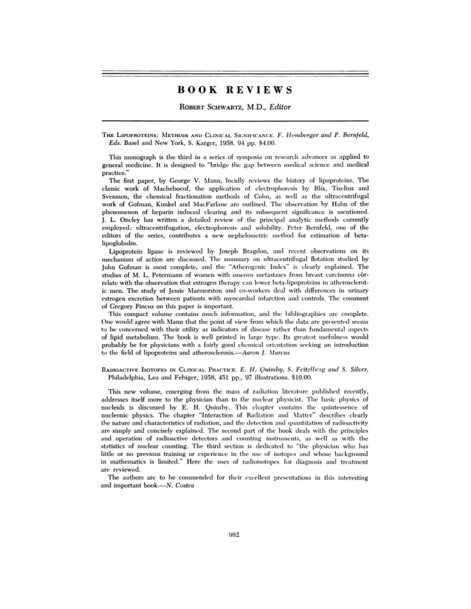 First page of BOOK REVIEWS