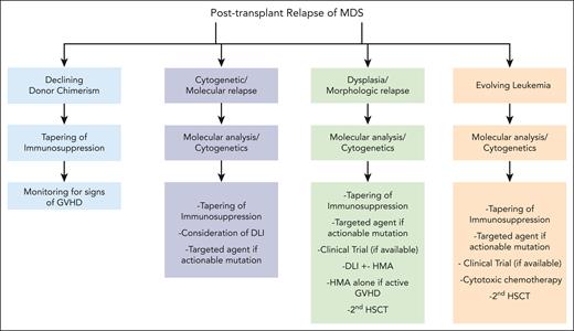 General approach to reduce and treat posttransplantation relapse of MDS.