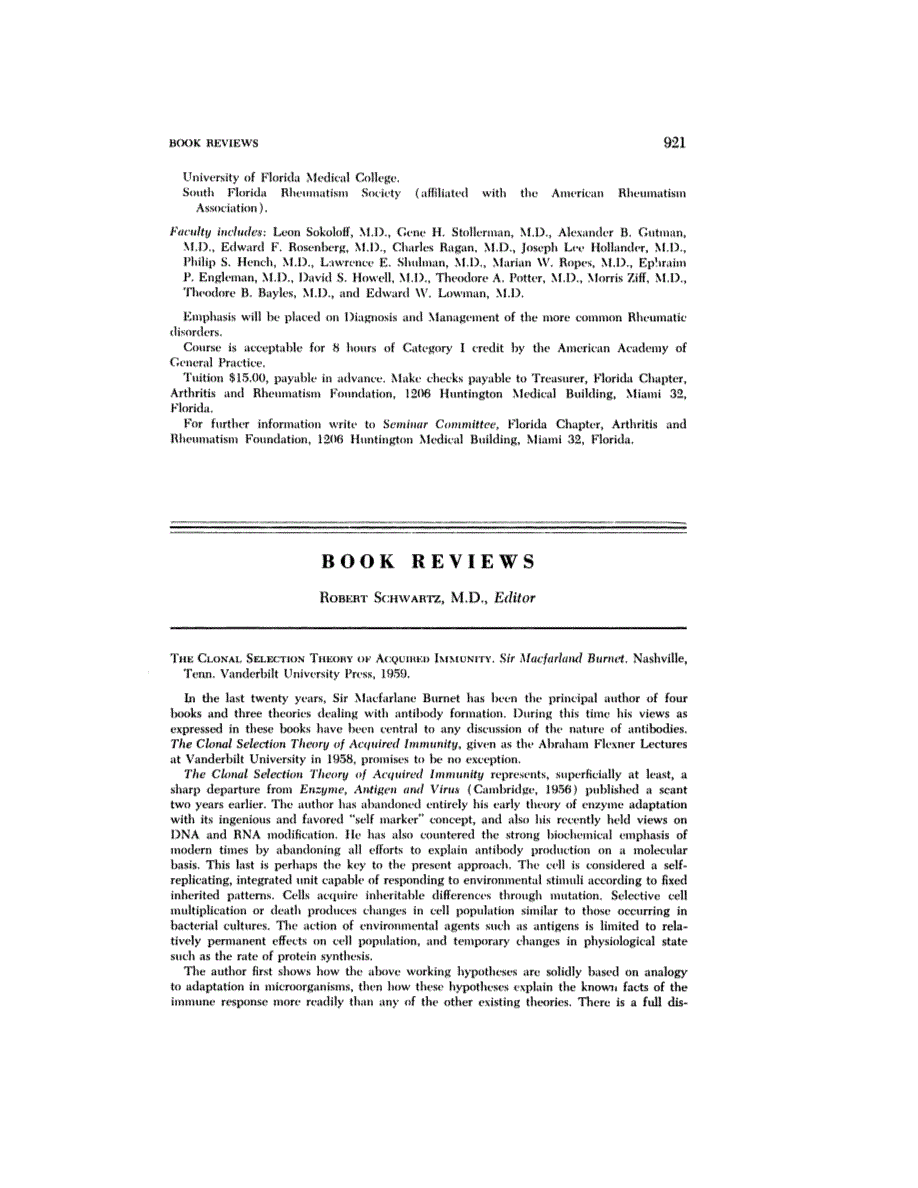First page of BOOK REVIEWS