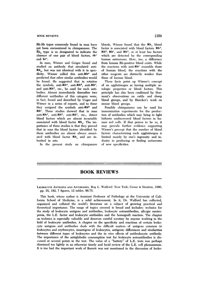 First page of BOOK REVIEWS