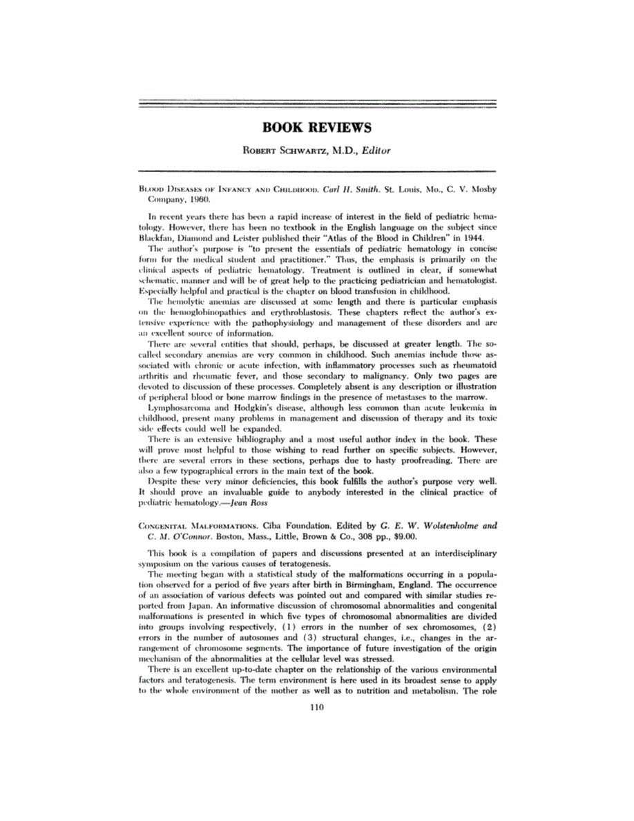 First page of BOOK REVIEWS