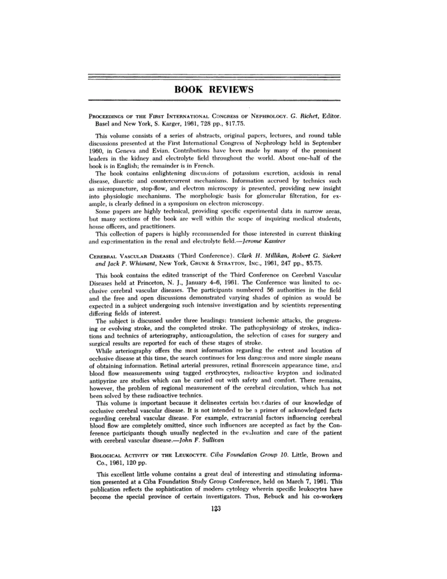 First page of BOOK REVIEWS