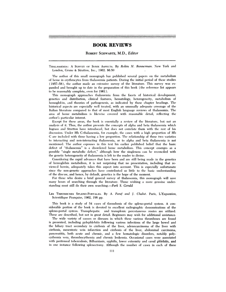 First page of BOOK REVIEWS