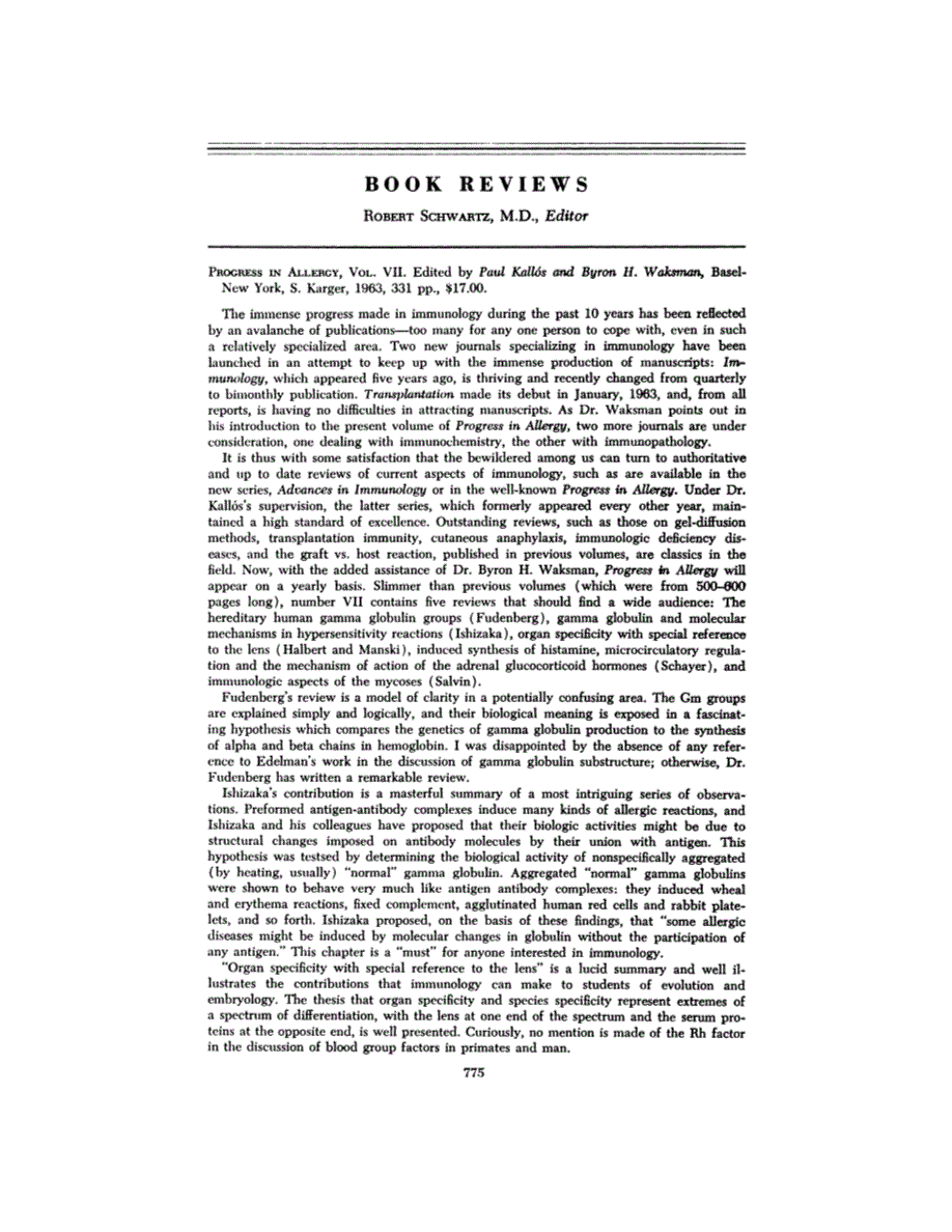 First page of BOOK REVIEWS