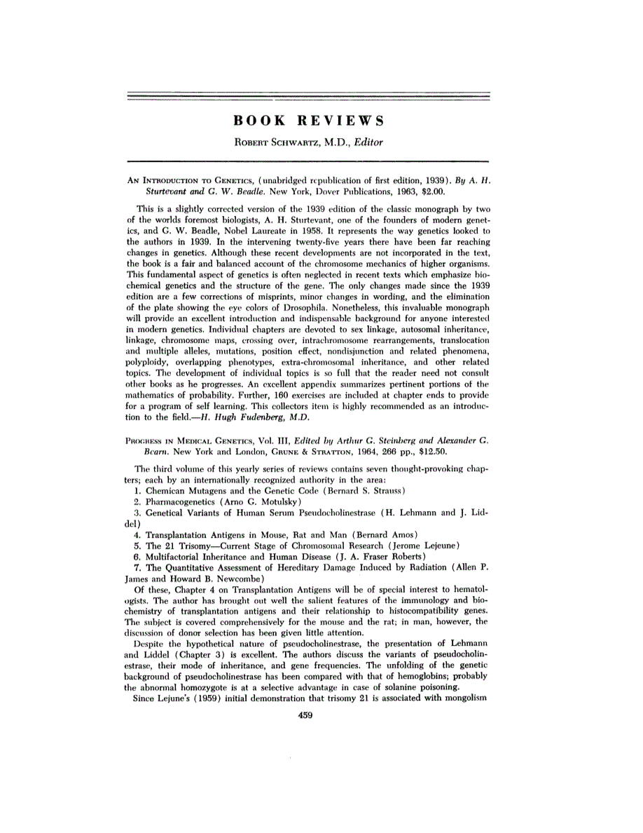 First page of BOOK REVIEWS