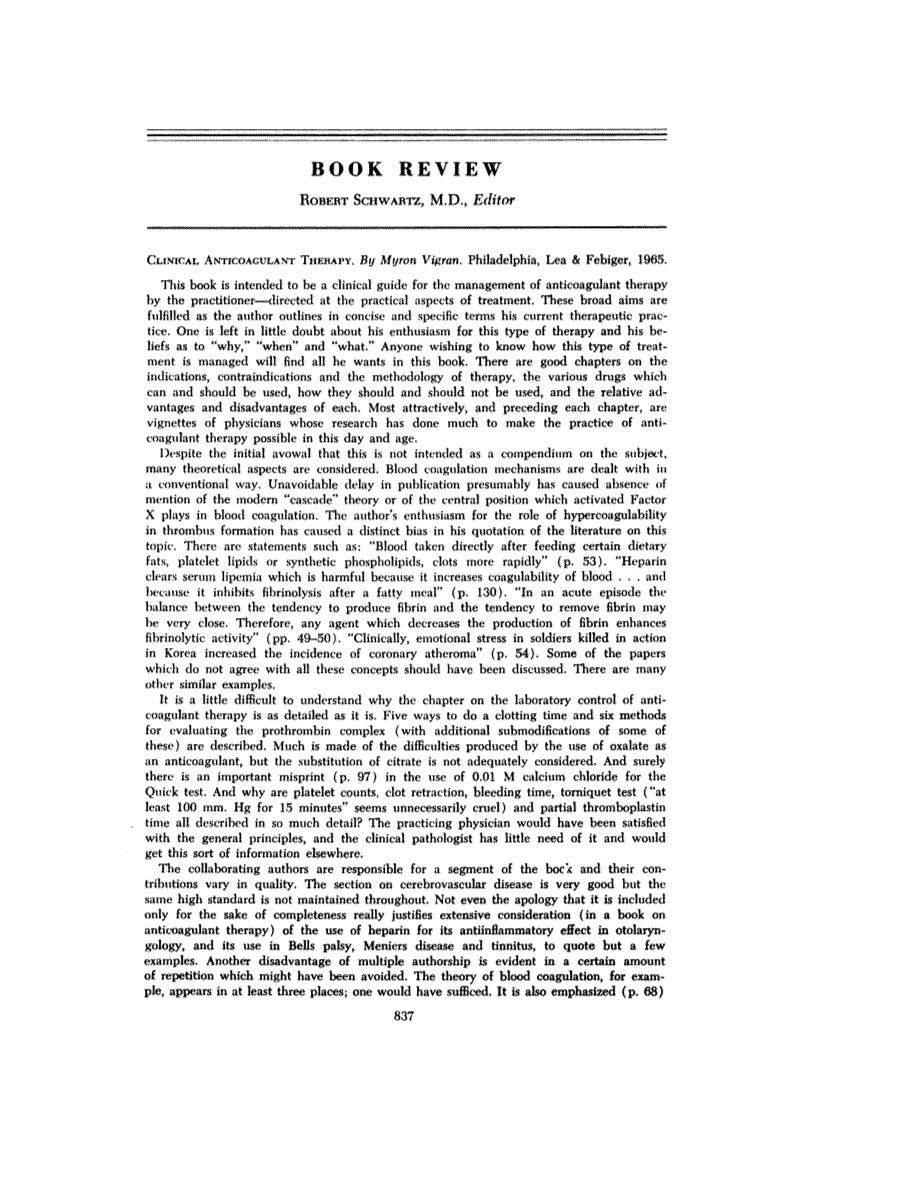 First page of BOOK REVIEW
