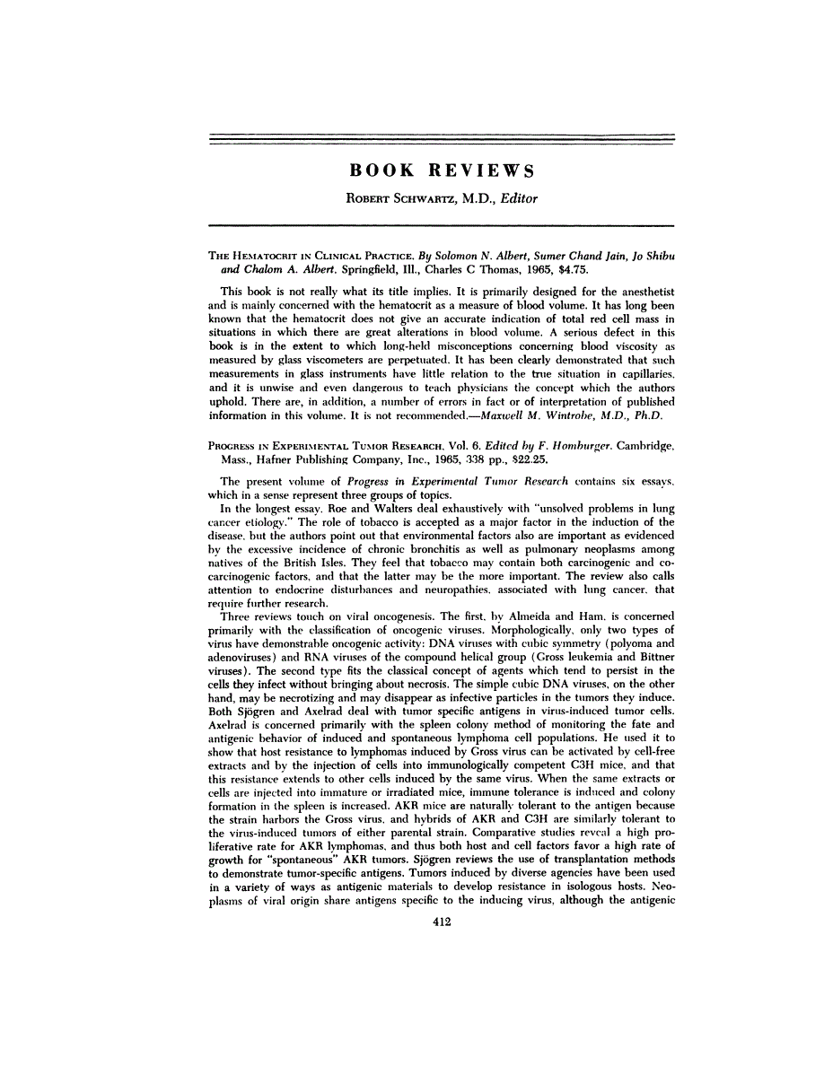 First page of BOOK REVIEWS