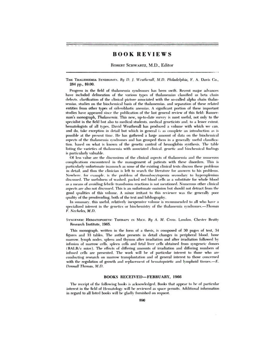 First page of BOOK REVIEWS