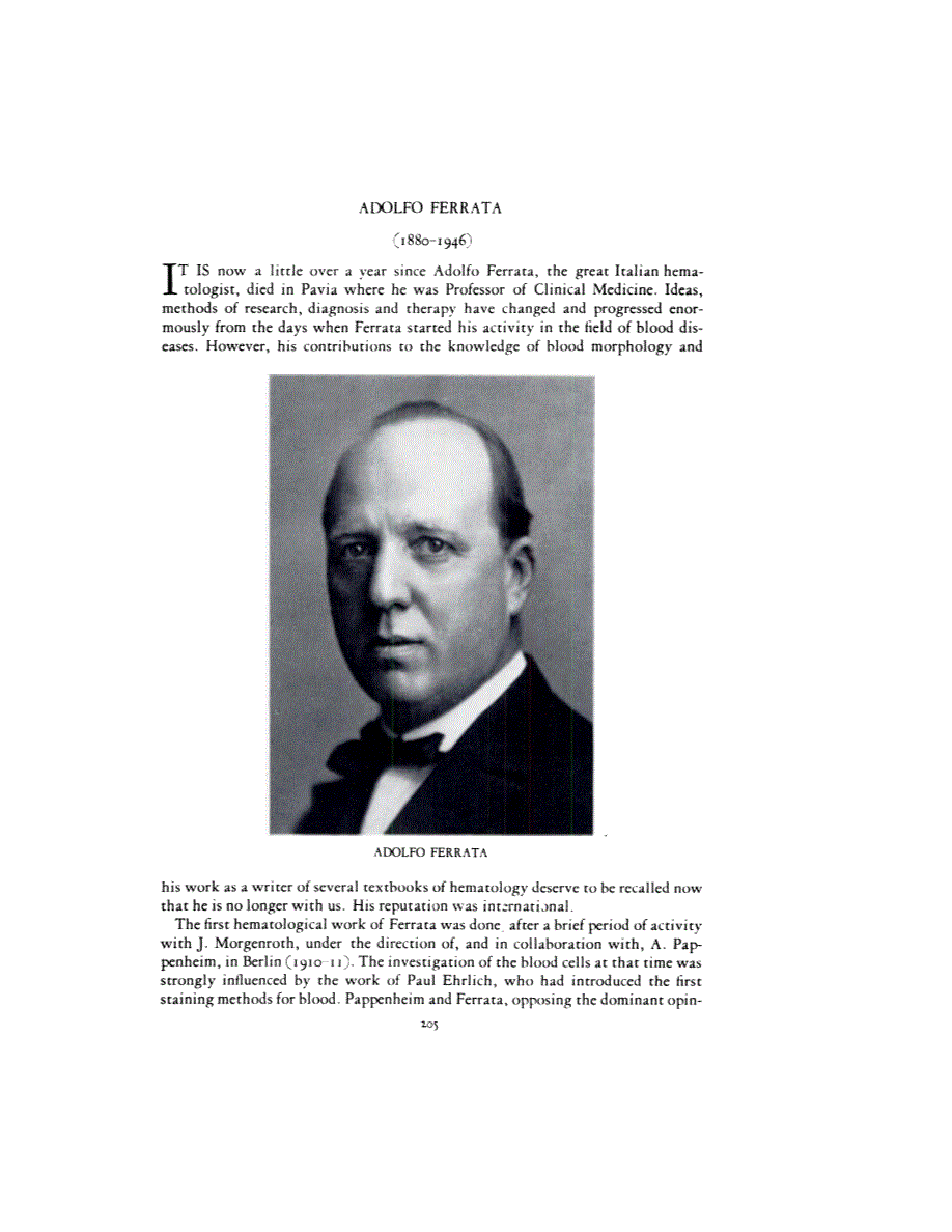 First page of ADOLFO FERRATA (1880-1946)
