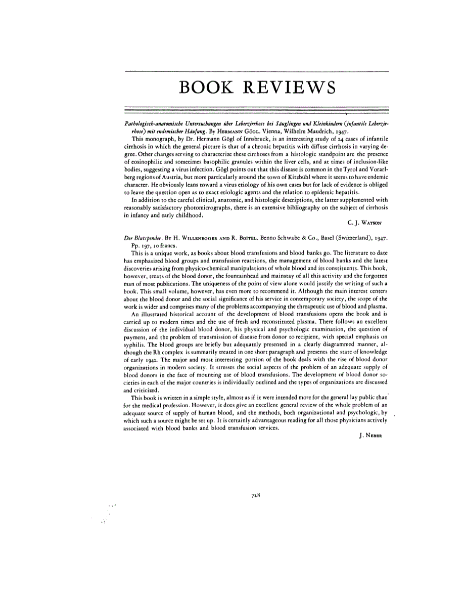 First page of BOOK REVIEWS