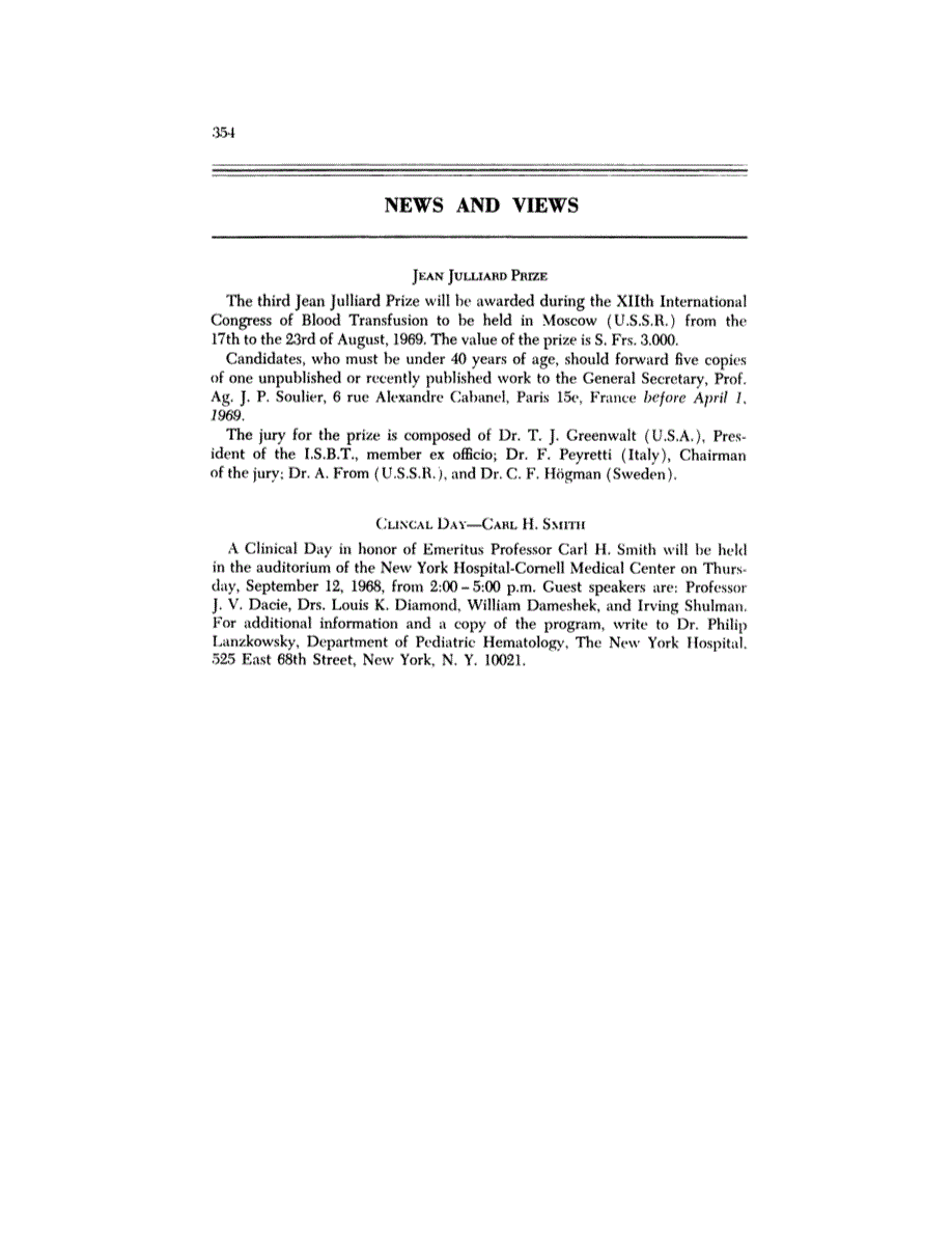 First page of NEWS AND VIEWS