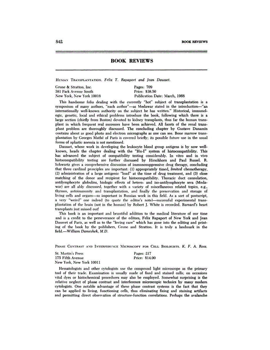 First page of BOOK REVIEWS