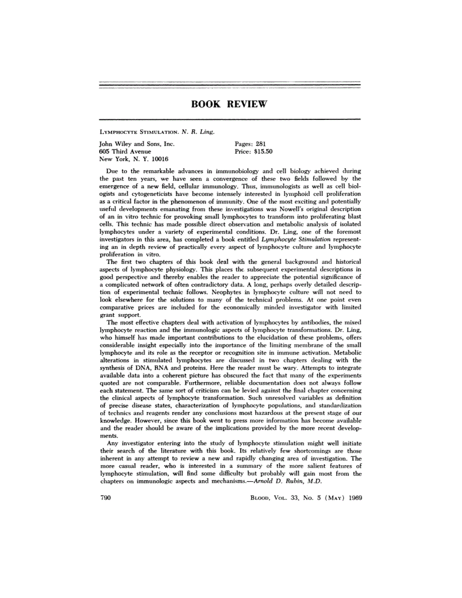 First page of BOOK REVIEW