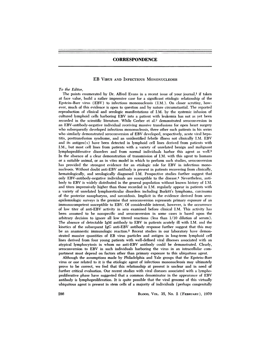 First page of CORRESPONDENCE