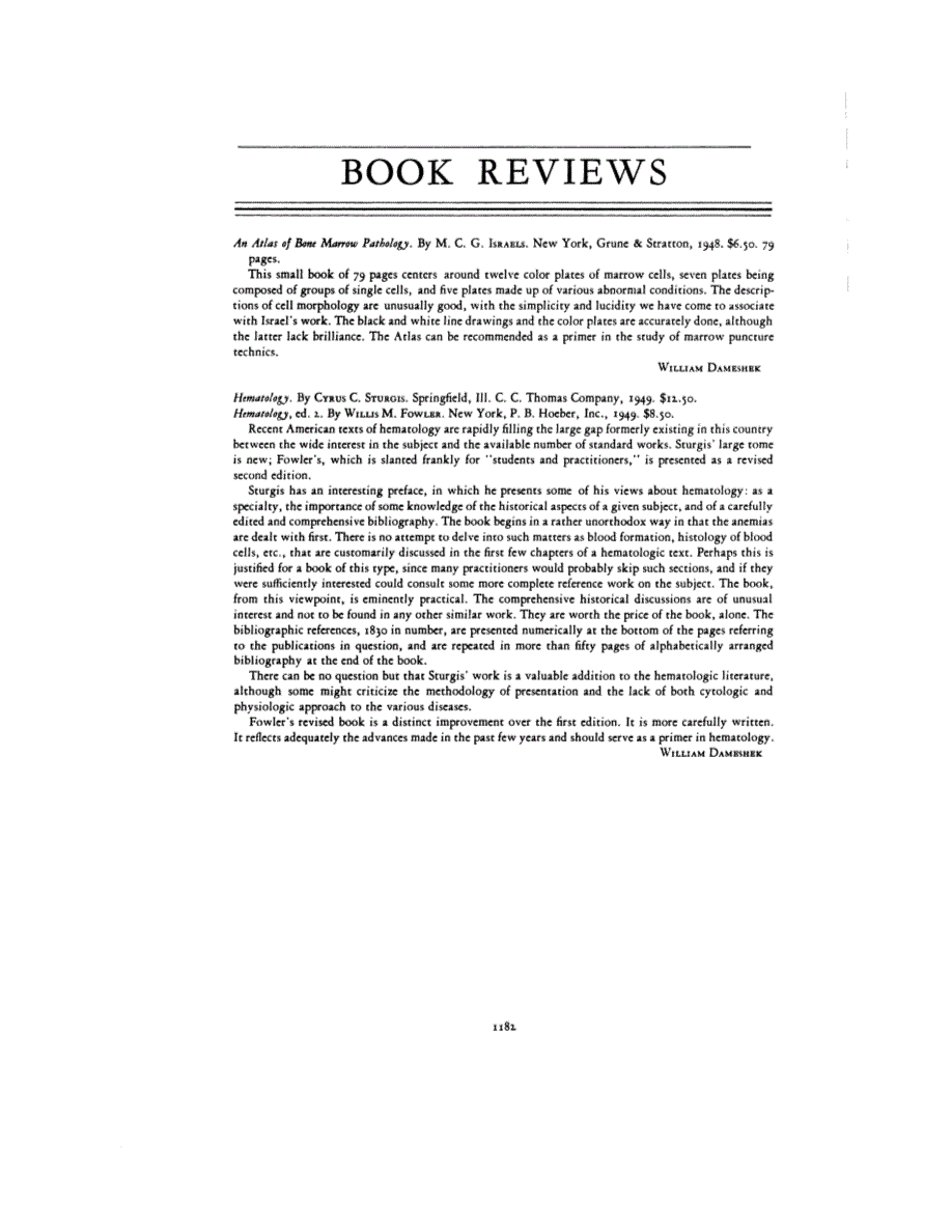 First page of BOOK REVIEWS