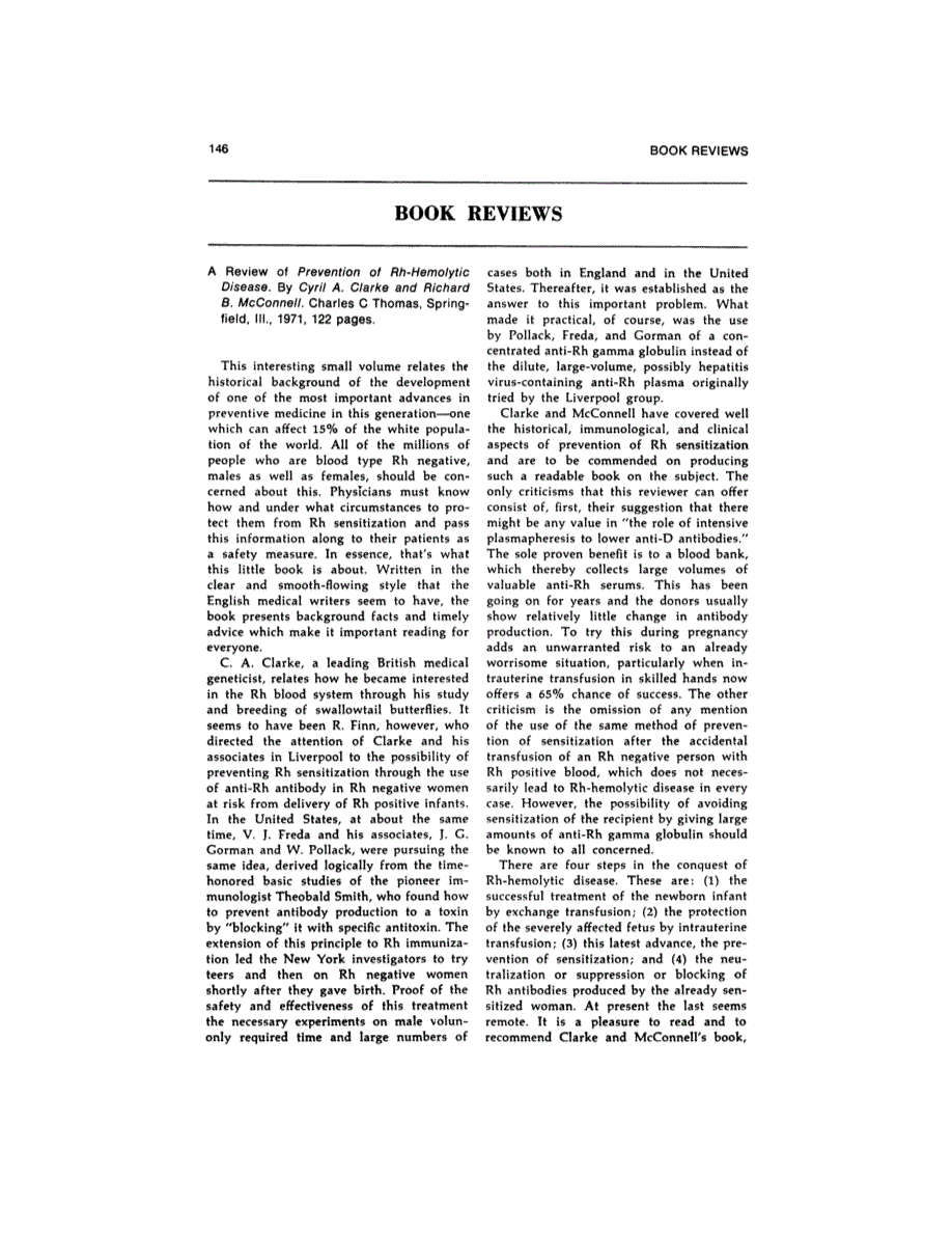 First page of BOOK REVIEWS