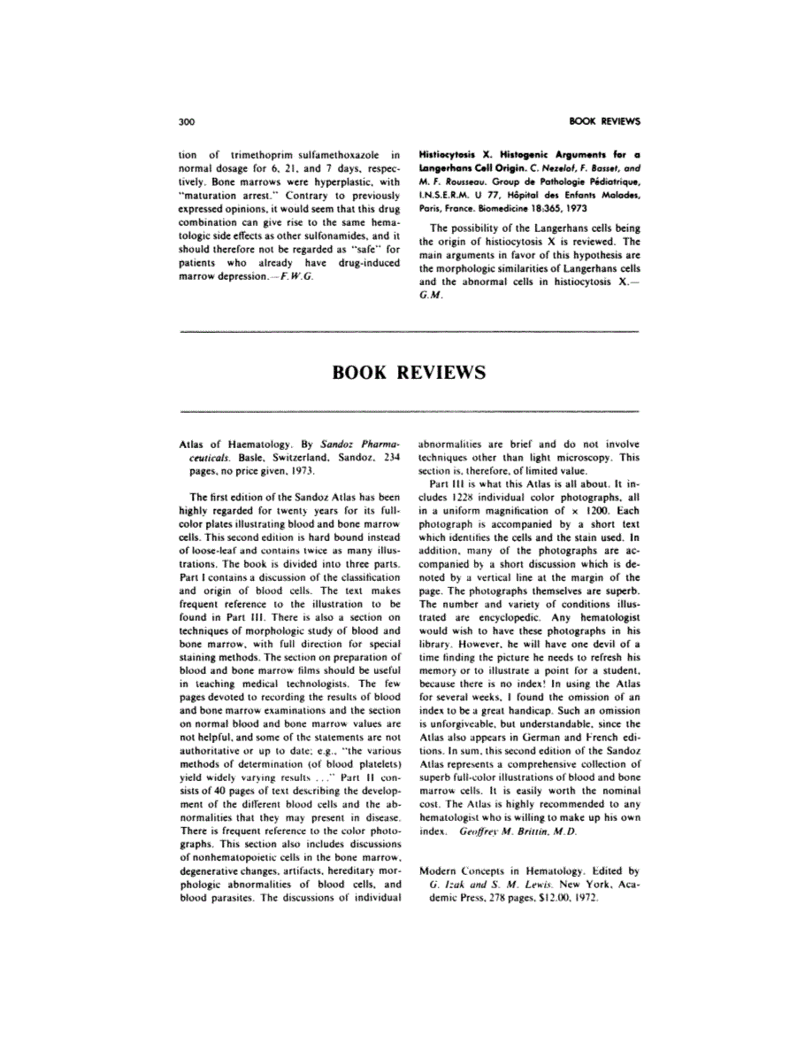 First page of BOOK REVIEWS