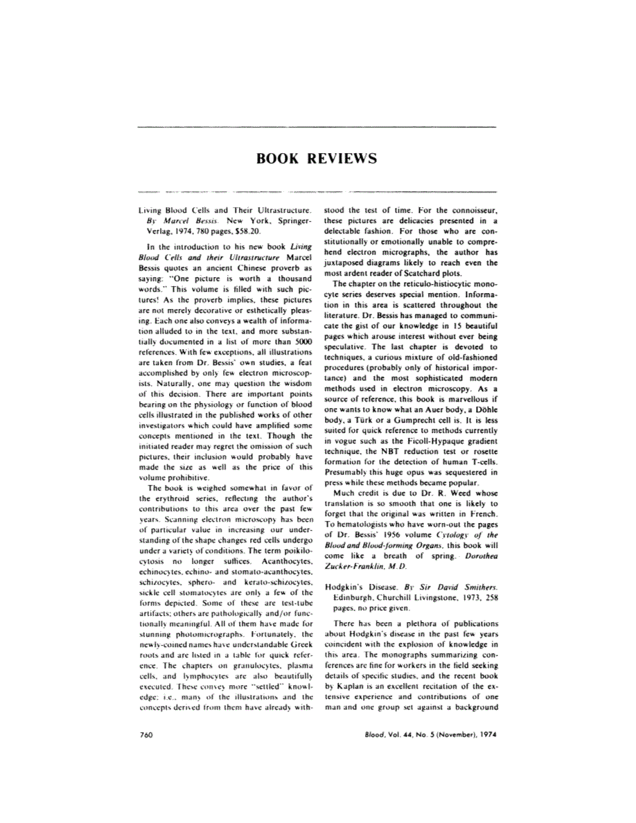 First page of BOOK REVIEWS
