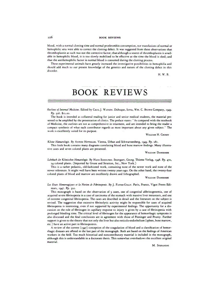 First page of BOOK REVIEWS
