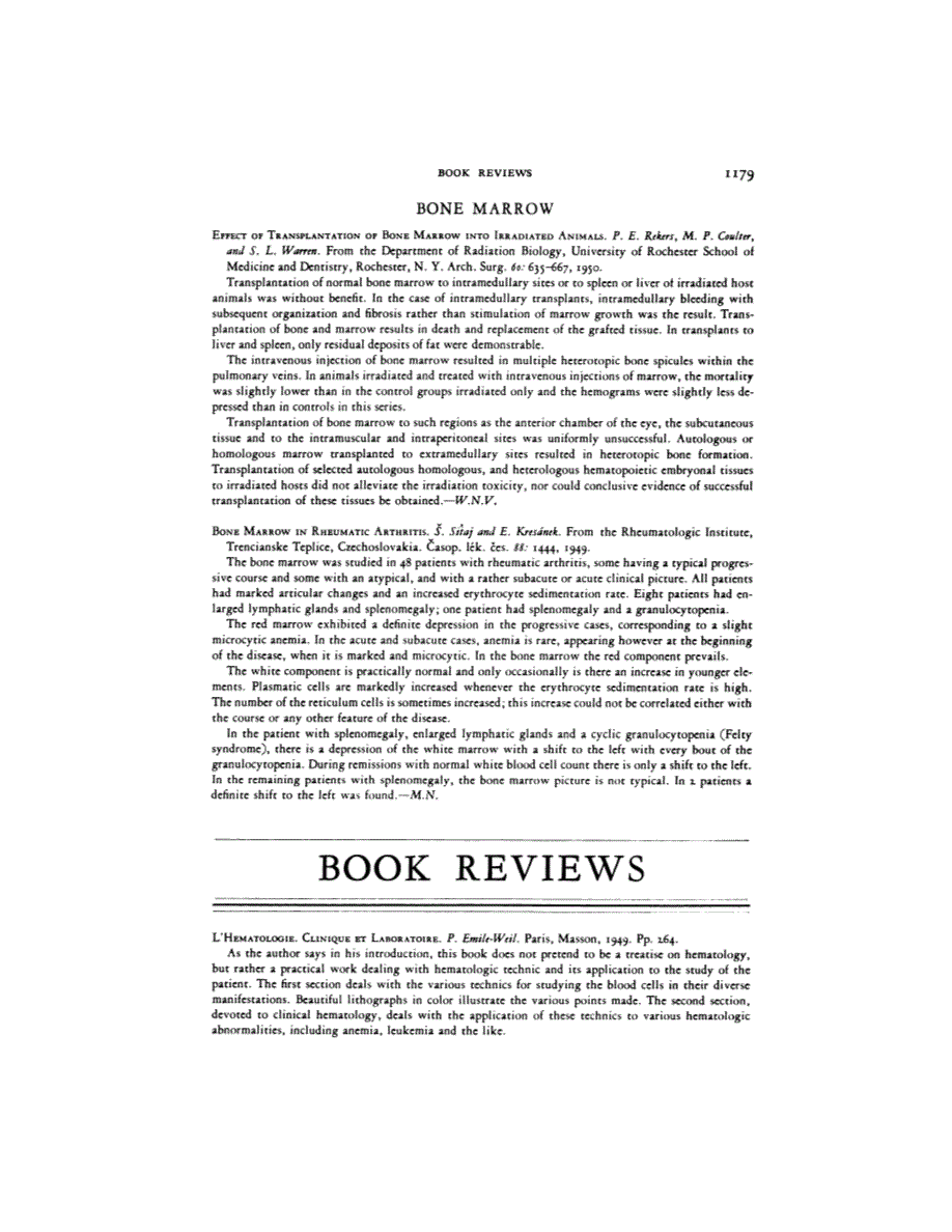 First page of BOOK REVIEWS