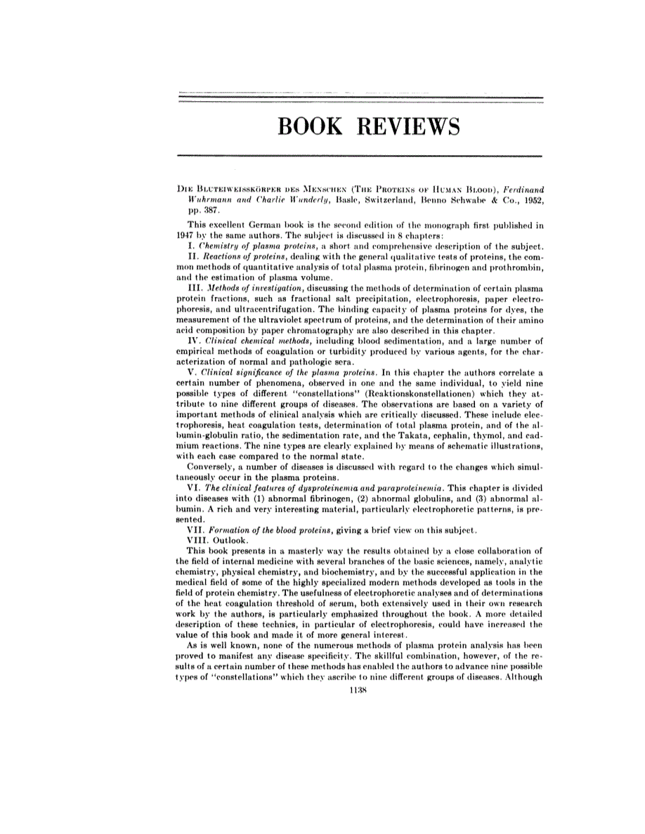 First page of BOOK REVIEWS